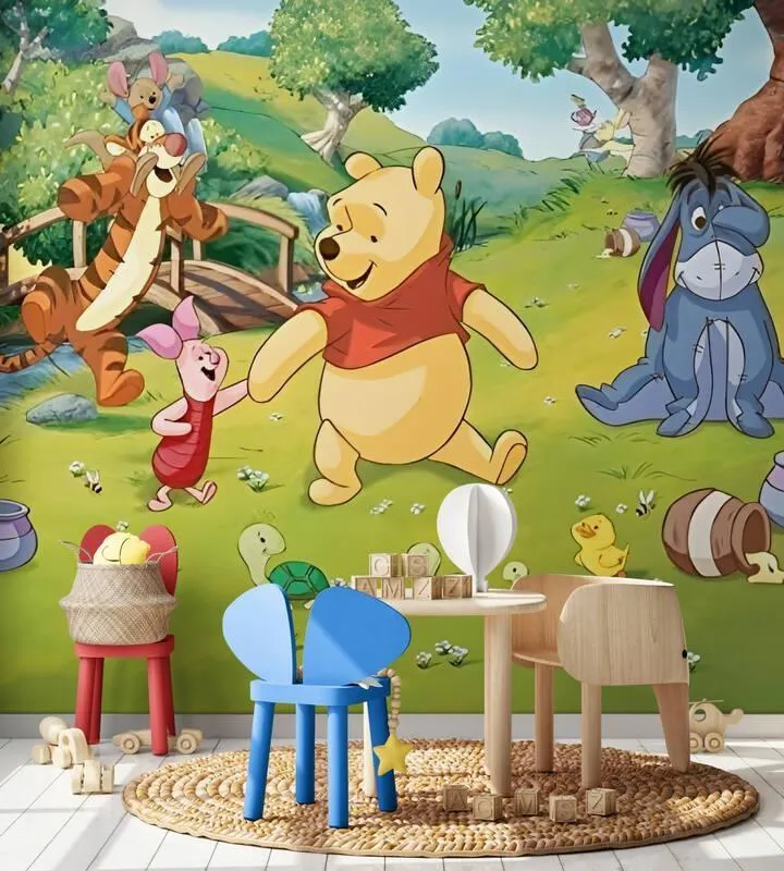 decija tapeta sa crtanim likom winie poo