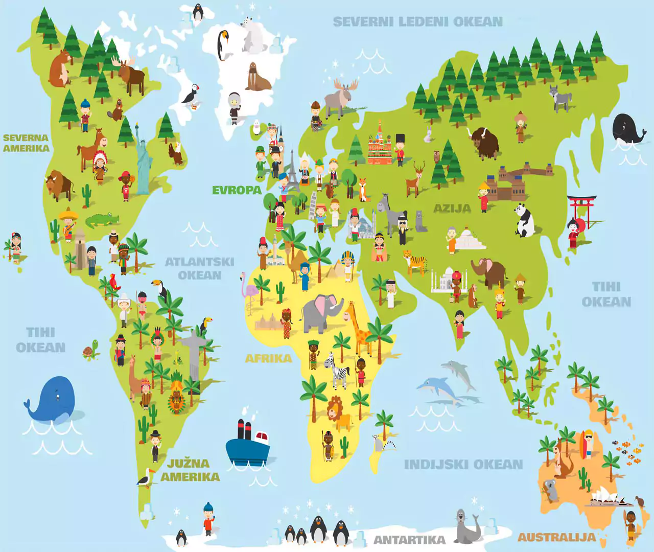 Mapa Sveta 14 1 Mapa Sveta 14