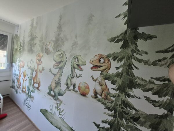 Foto tapeta Dinosaurusi 4 u prostoru kupca